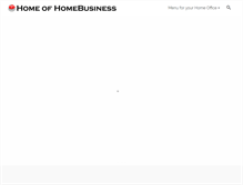 Tablet Screenshot of homeofhomebusiness.com